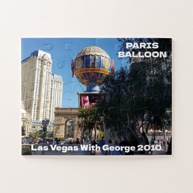 Puzzle Balloon à air chaud Las Vegas Strip | Démence (Horizontal)