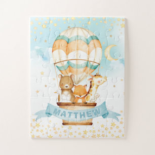 Puzzle Balloon à air chaud mignon Animaux personnalisés