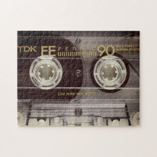 Puzzle Bande vintage Cassette