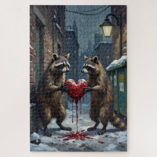 Puzzle Bandits Ratonneaux Partageant un Gâteau de Velours