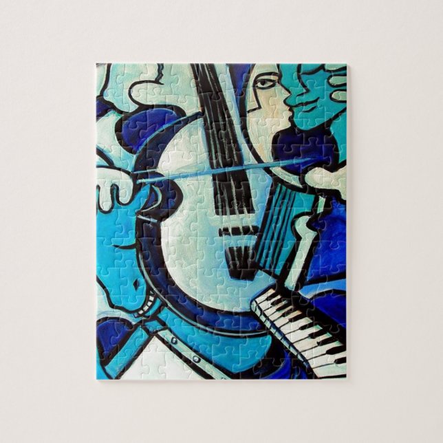 Puzzle Bang bleu (Vertical)