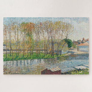Puzzle Banques du Loing in Moret par Camille Pissarro