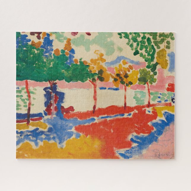 Puzzle Banques fluviales | Andre Derain | (Horizontal)