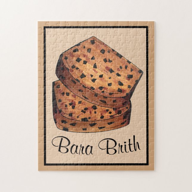 Puzzle Bara Brith Wales Gallois Pain Fruit Baking (Vertical)