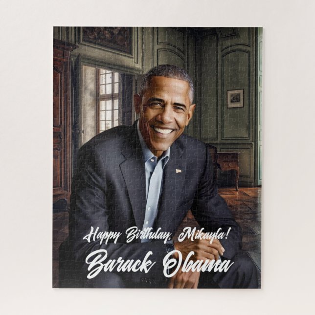 Puzzle Barack Obama 44ème anniversaire du président (Vertical)