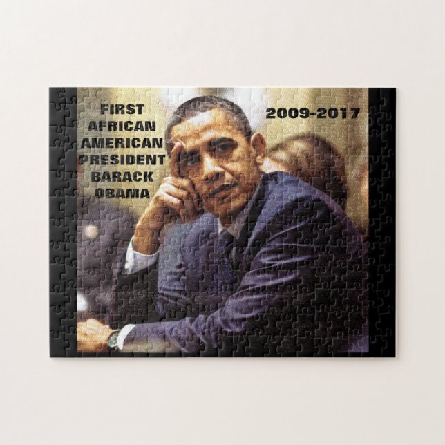 Puzzle BARACK OBAMA PREMIER NEGRO AMERICAN PRESIDENT puzz (Horizontal)