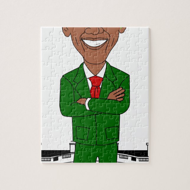 Puzzle barack obama santa claus (Vertical)