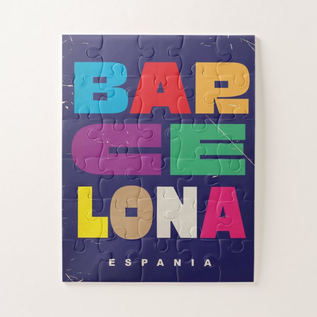Puzzle Barcelone Espagne (Vertical)