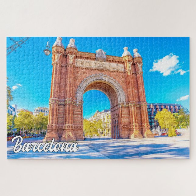 Puzzle Barcelone, Espagne (Horizontal)