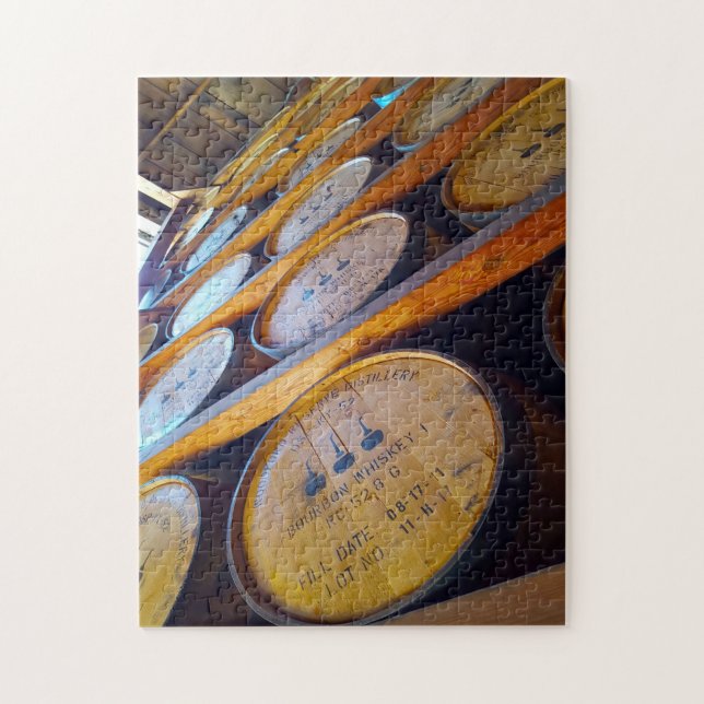 Puzzle Barils de Whiskey Kentucky. (Vertical)