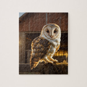 Puzzle Barn Owl