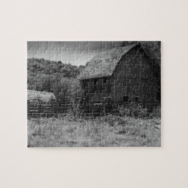 Puzzle Barne mystique rustique (Horizontal)