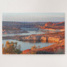 Barrage et pont au lever du soleil