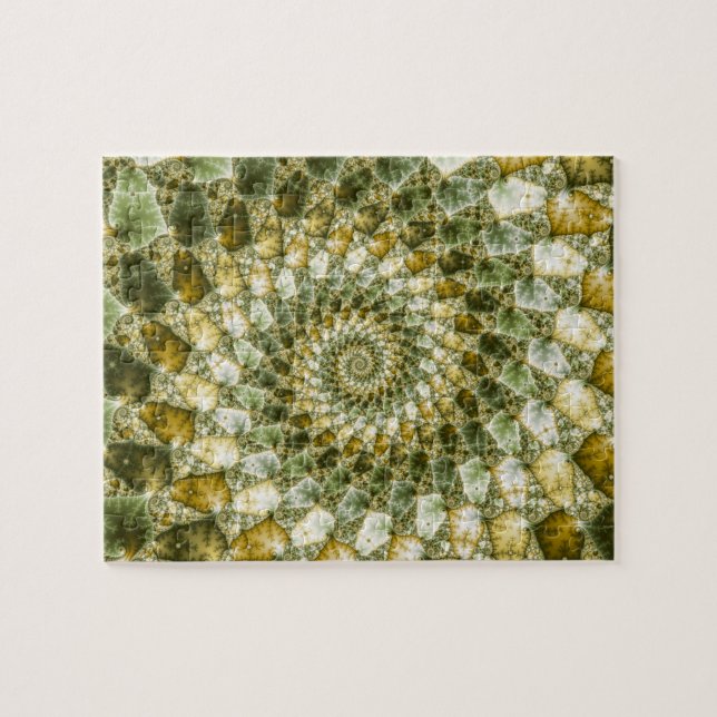 Puzzle Barres marbrées - Mandelbrot Art (Horizontal)