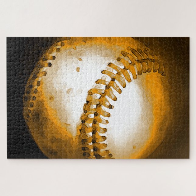 Puzzle Baseball Artwork - Sports populaires (Horizontal)
