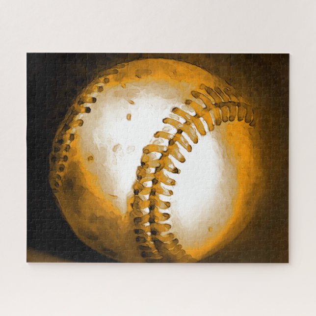 Puzzle Baseball Artwork - Sports populaires (Horizontal)