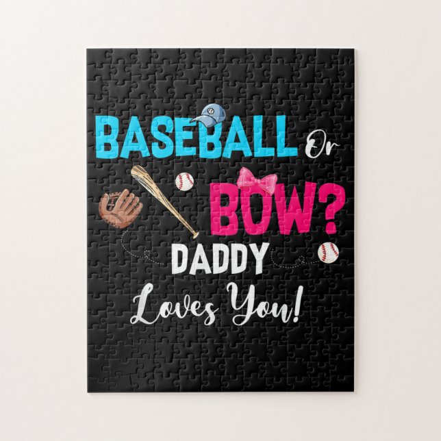 Puzzle Baseball Ou Bows Genre Reveillez Party Papa Aime (Vertical)