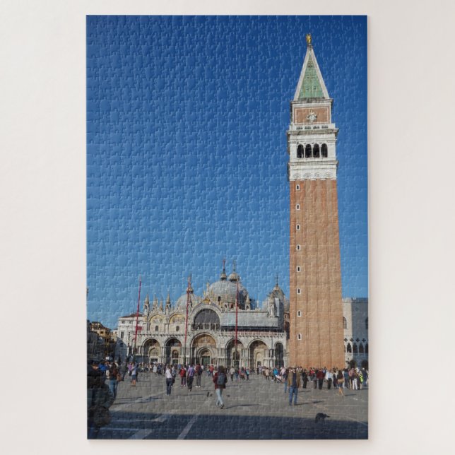 Puzzle Basilique Carré Saint-Marc & Campanile, Venise Ita (Vertical)