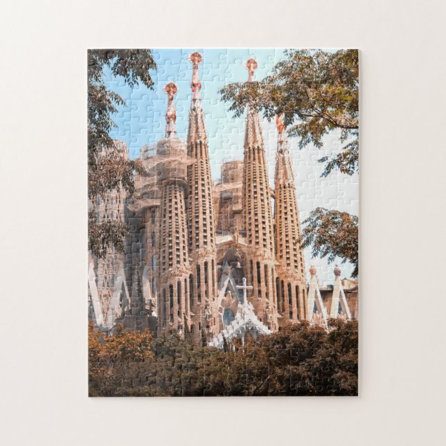 Puzzle Basilique de la Sagrada Familia Site Barcelone Esp (Vertical)