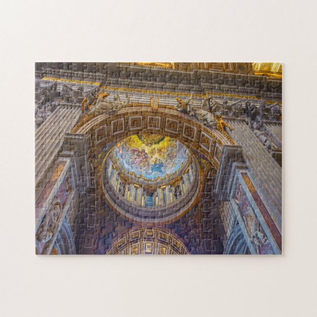 Puzzle Basilique Saint-Pierre de Rome. (Horizontal)