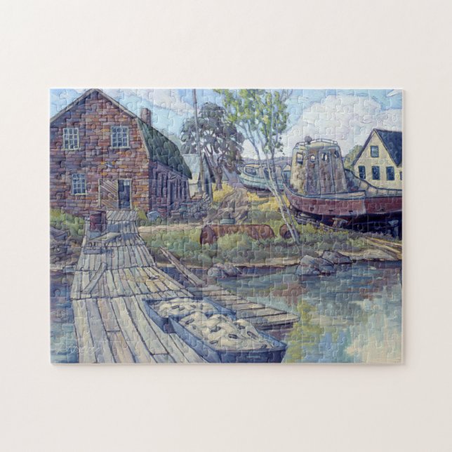 Puzzle "Basil's Dock and Turne Shed" de Charlie Rapsky (Horizontal)