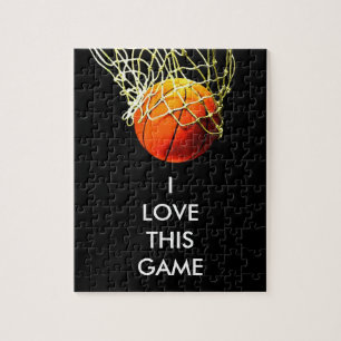 Puzzle Basket-ball Illustration Peinture Art Sports