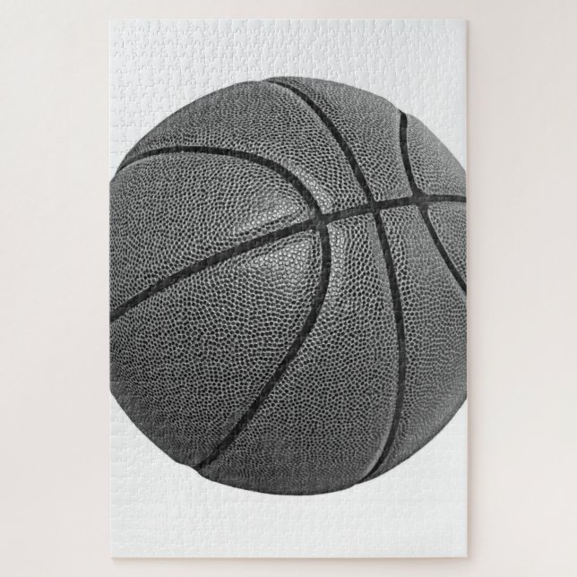 Puzzle Basket-ball noir et blanc (Vertical)