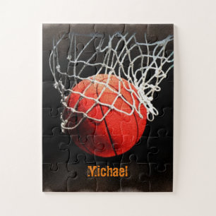 Puzzle Basket-ball Votre nom