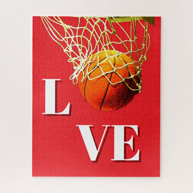 Puzzle Basketball I Love (Vertical)