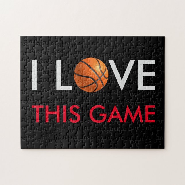 Puzzle Basketball Love Game (Horizontal)