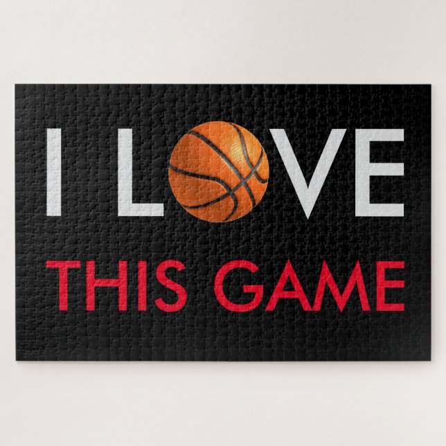 Puzzle Basketball Love Game (Horizontal)