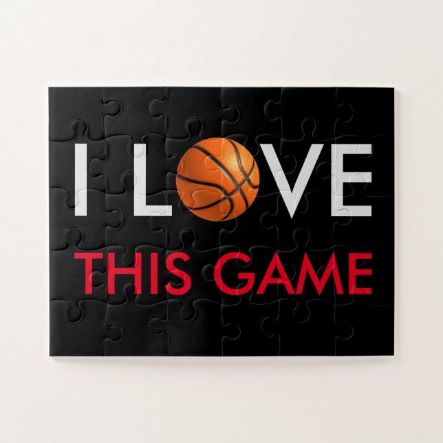 Puzzle Basketball Love Game (Horizontal)