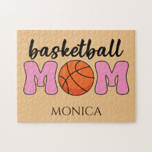 Puzzle Basketball Maman Fête des mères Personnaliser