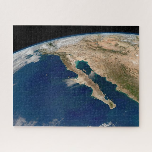 Puzzle Basse Californie Et Côte Pacifique Du Mexique. (Horizontal)