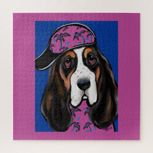 Puzzle Basset Hound (Vertical)