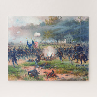 Puzzle Bataille d'Antietam Thure de Thulstrup 1887 Restor