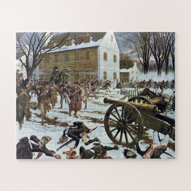 Puzzle Bataille de Trenton par Charles McBarron (Horizontal)