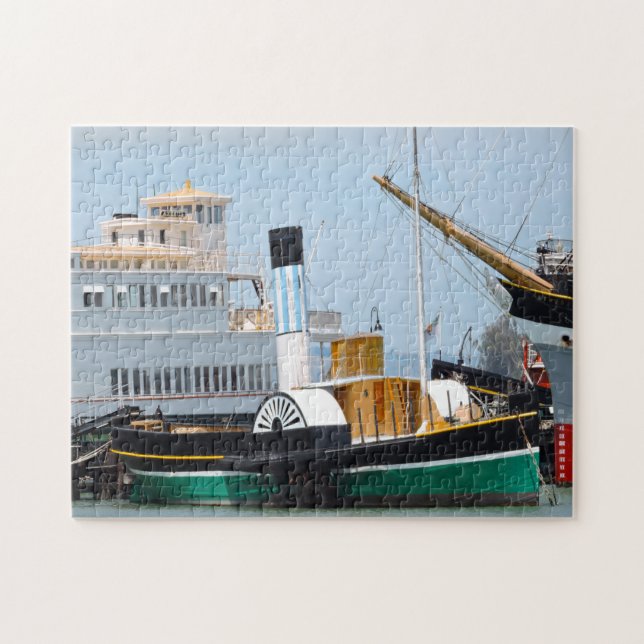Puzzle Bateau à pédales Mississippi. (Horizontal)
