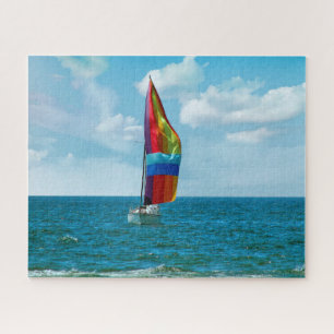 Puzzle Bateau à voile avec Rainbow Spinnaker
