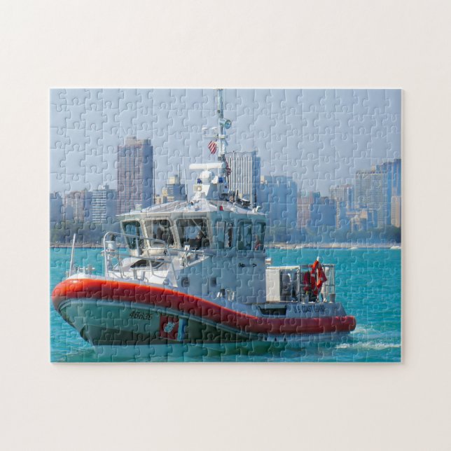 Puzzle Bateau de garde-côte. (Horizontal)