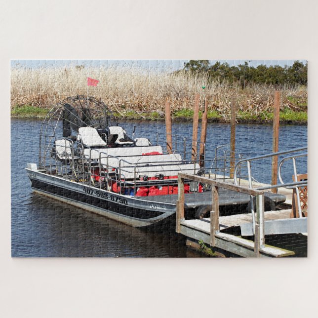 Puzzle Bateau de marécage de Floride (Horizontal)