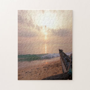 Puzzle Bateau de Sunset Beach Tropical