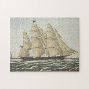 Puzzle Bateau de tondeuse, nuage volant