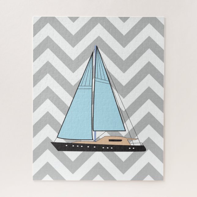 Puzzle Bateau De Voilier De Luxe (Vertical)