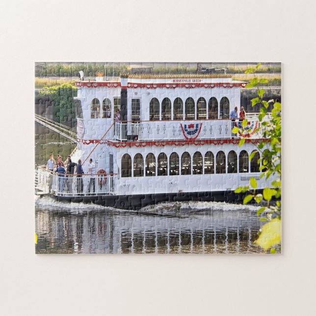 Puzzle Bateau fluvial Minnesota. (Horizontal)