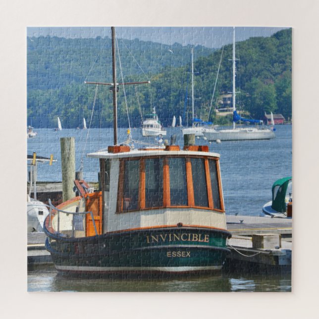 Puzzle Bateau remorqueur nautique (Vertical)