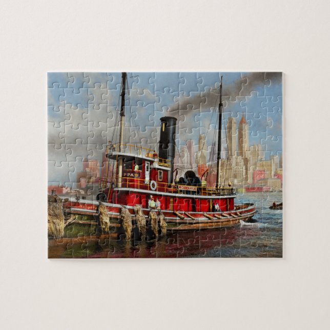 Puzzle Bateau - Tugboat - The Watuppa 1935 (Horizontal)