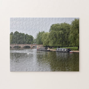 Puzzle Bateaux à canal sur la rivière Avon Warwickshire U