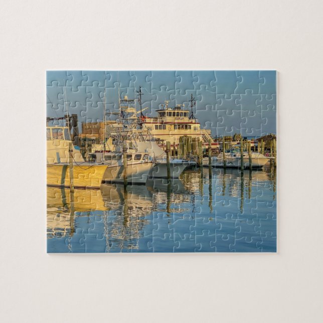 Puzzle Bateaux à Hatteras Island Caroline du Nord (Horizontal)
