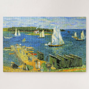 Puzzle Bateaux à voile d'été à Mahone Bay au Canada